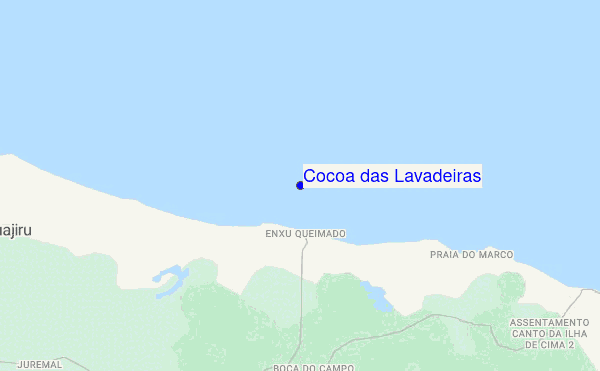 Cocoa das Lavadeiras location map