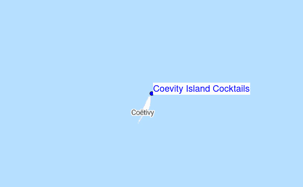 Coevity Island Cocktails Location Map