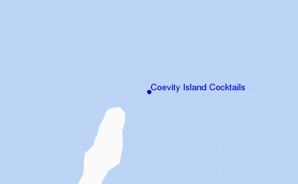 Coevity Island Cocktails location map