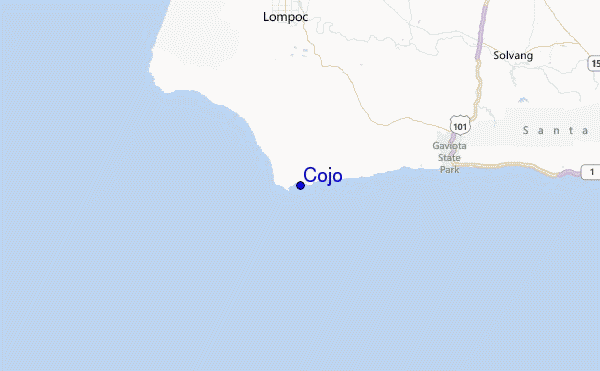 Cojo Location Map