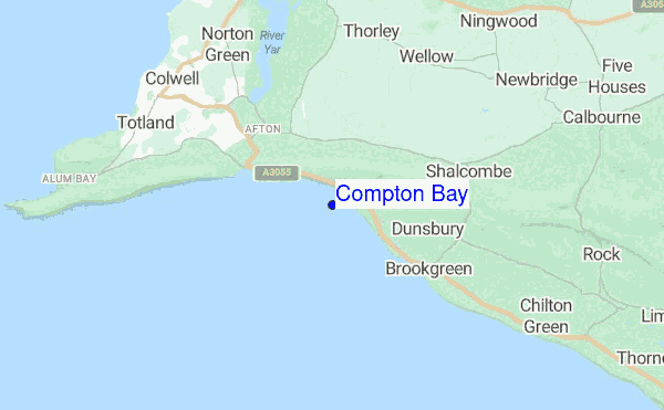 Compton Bay location map