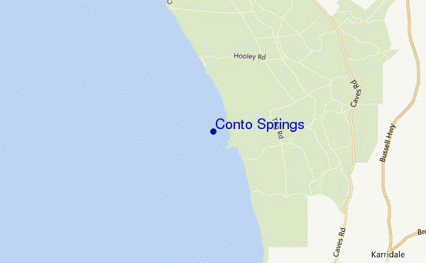Conto Springs location map