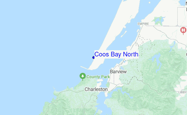 Coos Bay North location map