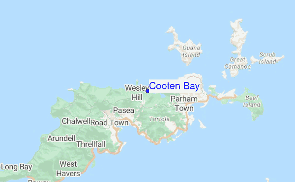 Cooten Bay location map