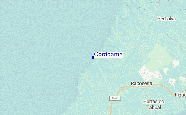 Cordoama location map