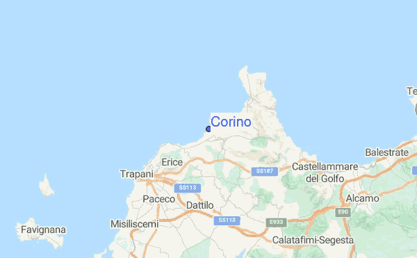 Corino Location Map