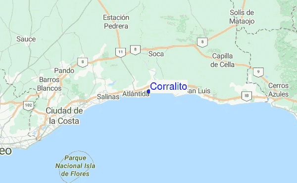 Corralito Location Map