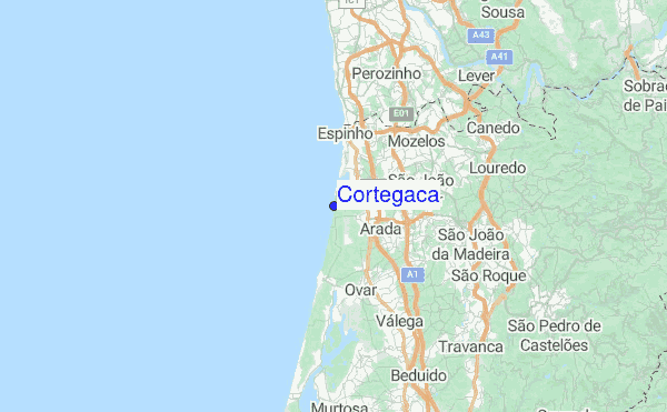 Cortegaca Location Map