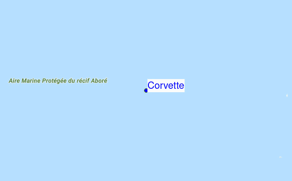 Corvette location map