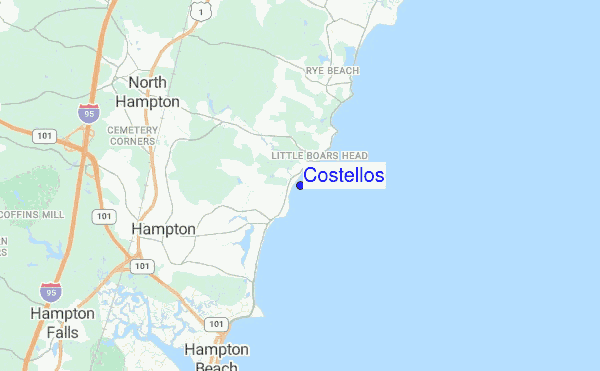 Costellos location map