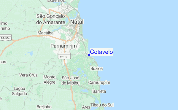 Cotavelo Location Map