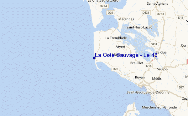 La Cote Sauvage - Le 46 Surf Forecast and Surf Reports (Charente ...