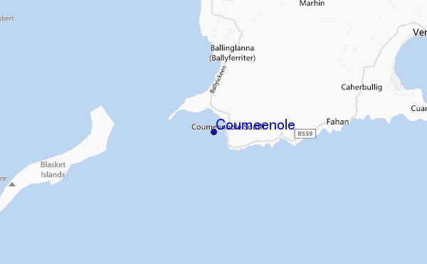 Coumeenole location map