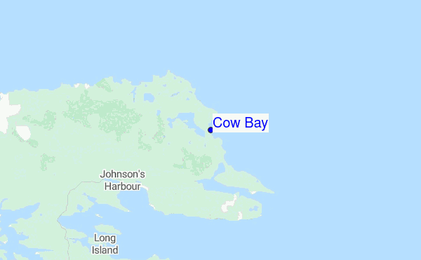 Cow Bay Location Map
