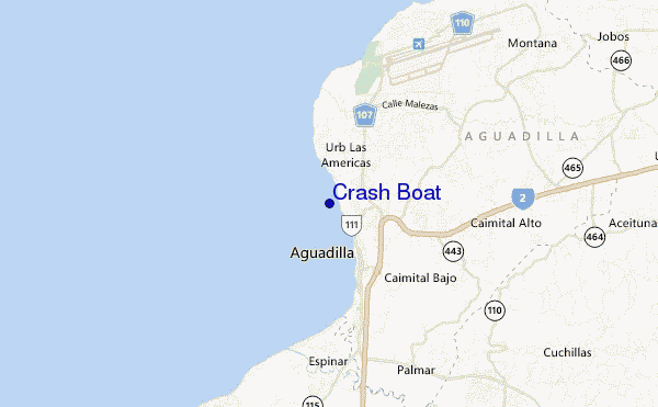 Crash Boat location map