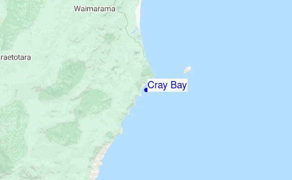 Cray Bay location map