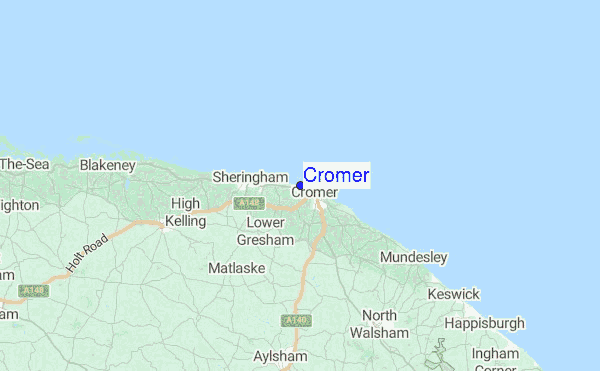 Cromer Location Map