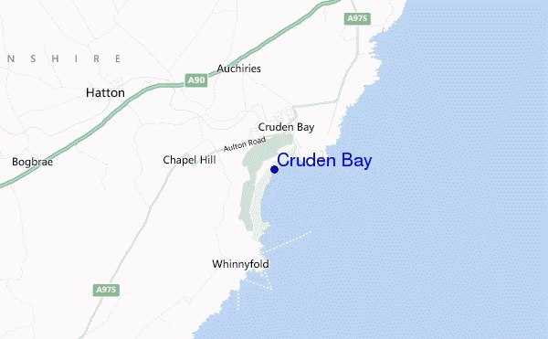 Cruden Bay location map