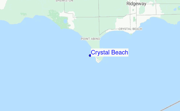 Crystal Beach location map