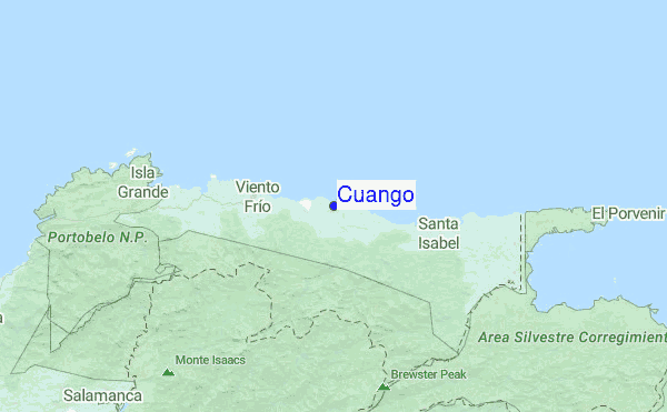 Cuango Location Map