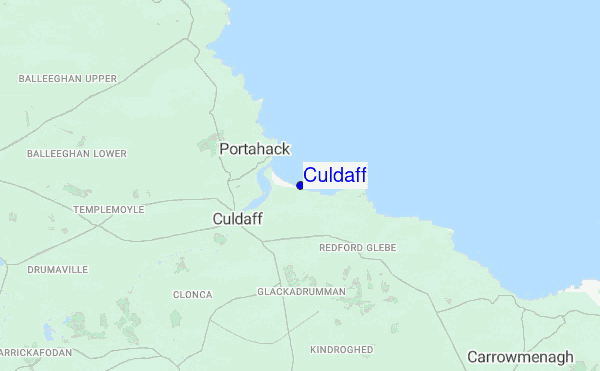 Culdaff location map