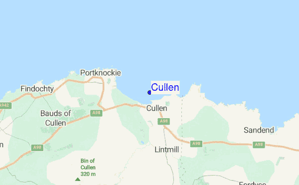 Cullen location map