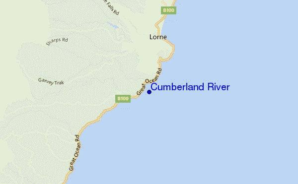 Cumberland River location map