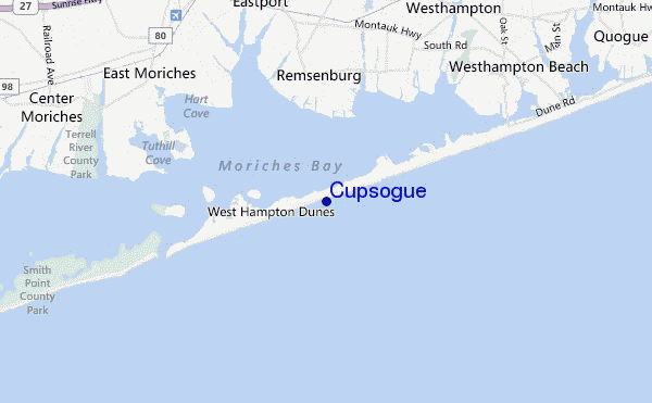 Cupsogue location map