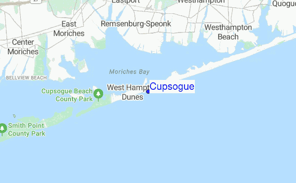 Cupsogue location map