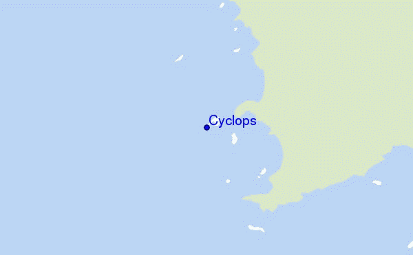 Cyclops location map
