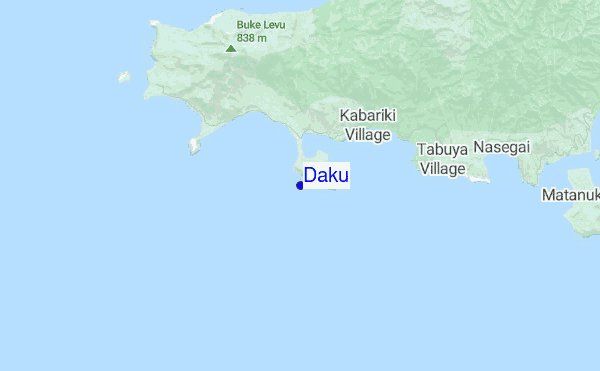 Daku location map