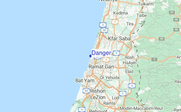 Danger Location Map