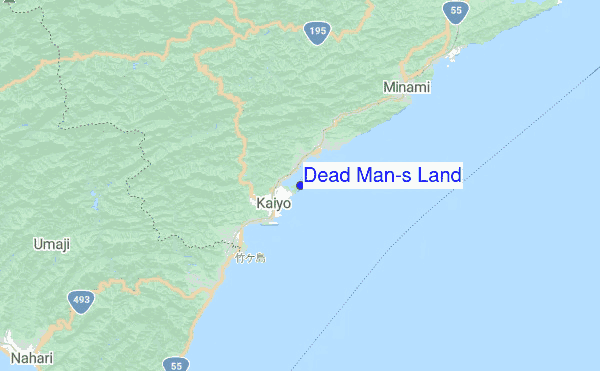Dead Man's Land Location Map