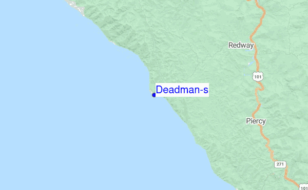 Deadman's Location Map