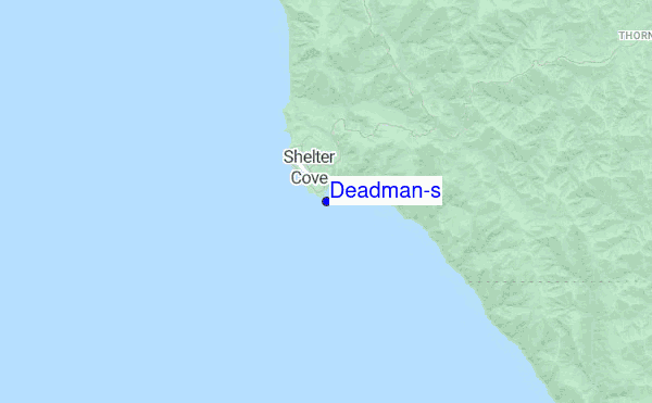 Deadman's location map