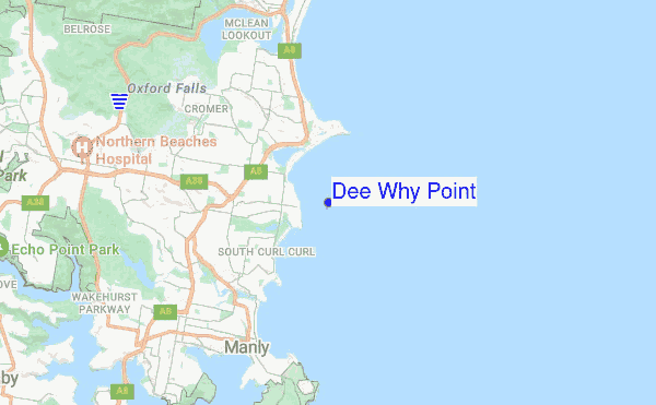 Dee Why Point location map