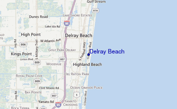 Delray Beach location map