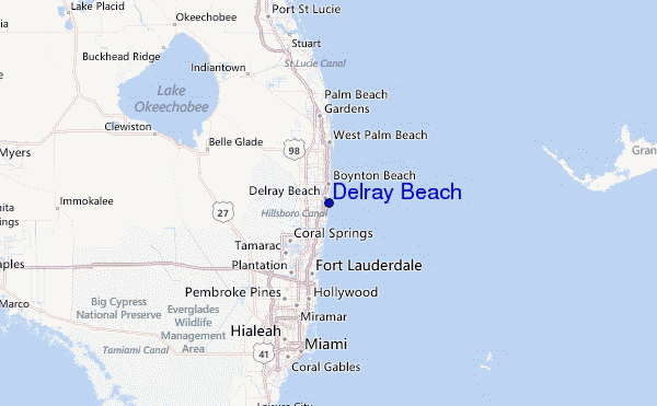 map of delray beach florida area Delray Beach Surf Forecast And Surf Reports Florida South Usa