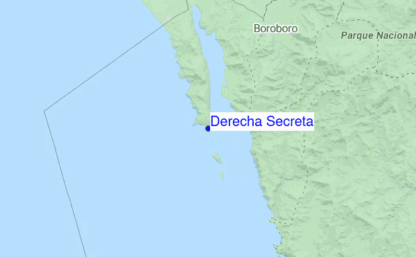 Derecha Secreta location map