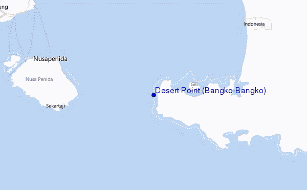 Desert Point (Bangko-Bangko) Location Map