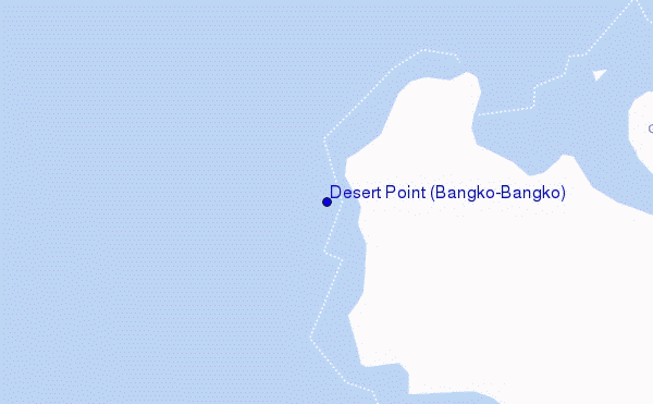 Desert Point (Bangko-Bangko) location map