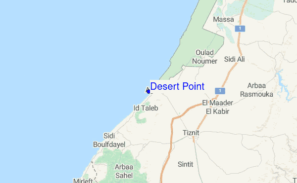Desert Point Location Map