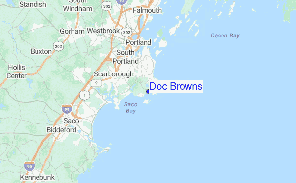 Doc Browns Location Map