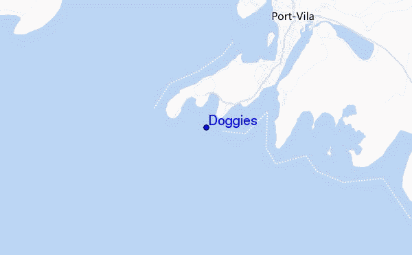 Doggies location map