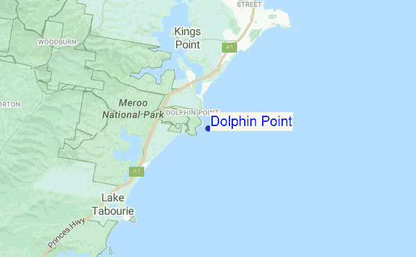 Dolphin Point location map