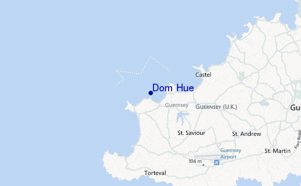 Dom Hue location map