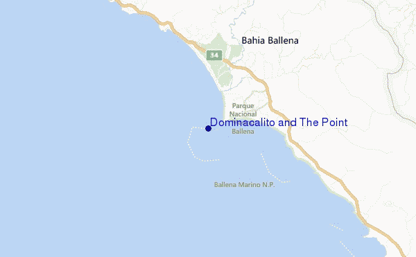 Dominacalito and The Point location map