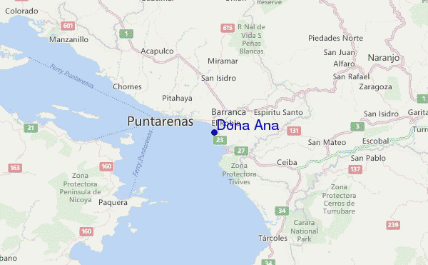 Dona Ana Location Map