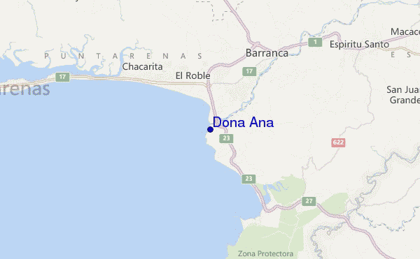Dona Ana location map