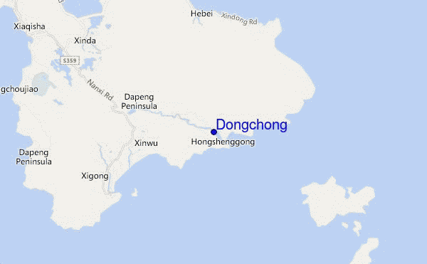 Dongchong location map